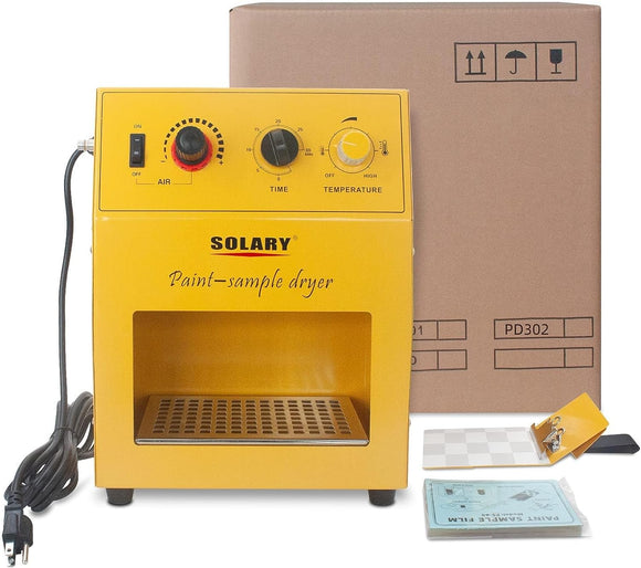 Solary 300W Infrared Curing Light Box for Paint - Paint Baking Lamp, Spray Booth with Timer - Auto Body Collision Repair Welding Products
