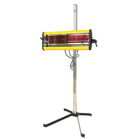 Solary Infrared Paint Curing Lamp, 1050W 110V Short Wave Infrared Paint Baking Lamp with Smart Timer and Stand, Car Bodywork Repair Paint Dryer - Auto Body Collision Repair Welding Products