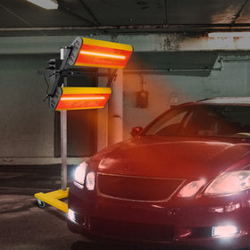 Solary Infrared Paint Baking Lamp, 2100W Short Wave Infrared Paint Heater Lamp, Car Bodywork Repair Paint Dryer, 1-60min Timing (Yellow) - Auto Body Collision Repair Welding Products