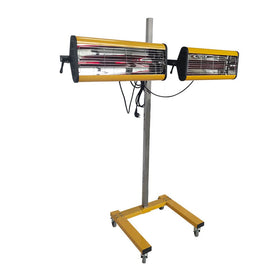 Solary 2100W 110V Shortwave Infrared Paint Curing Lamp, Paint Baking Lamp with Timer for Automotive Spray Booth, Temperature & Height Adjustable - Auto Body Collision Repair Welding Products