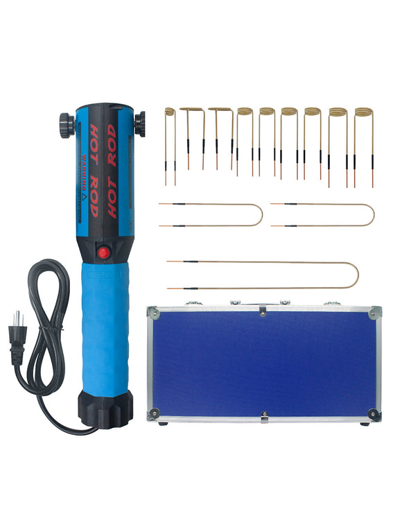 Solary Induction Heater Bolt Removal - 1200W 110V Hand Held Magnetic Induction Heater Tool with 12 Coils for Rusty Screw Removing - Auto Body Collision Repair Welding Products