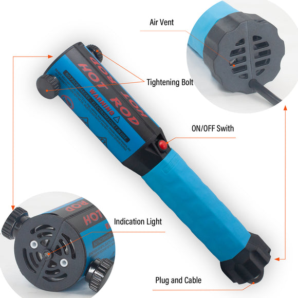 Solary Induction Heater Bolt Removal - 1200W 110V Hand Held Magnetic Induction Heater Tool with 12 Coils for Rusty Screw Removing - Auto Body Collision Repair Welding Products
