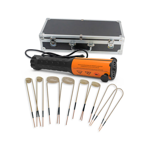 Solary Magnetic Heat Induction Tool, 1000W 110V Handheld Rusty Screw Removing Tool with 8 Coils - Auto Body Collision Repair Welding Products