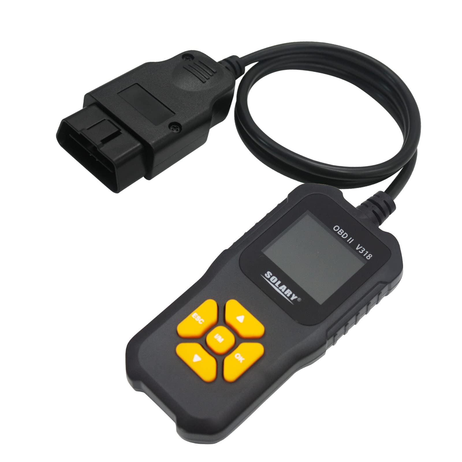 Solary Car OBD2 Scanner Code Reader, V318 OBD2 Scanner Check Engine Light Scan Tool, Professional Diagnostic Scaner for All OBD II Protocol Cars - Auto Body Collision Repair Welding Products