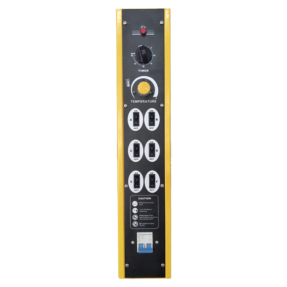 Solary Electricals 6-Head Short Wave Infrared Paint Curing Lamp - Model B6EA - Auto Body Collision Repair Welding Products