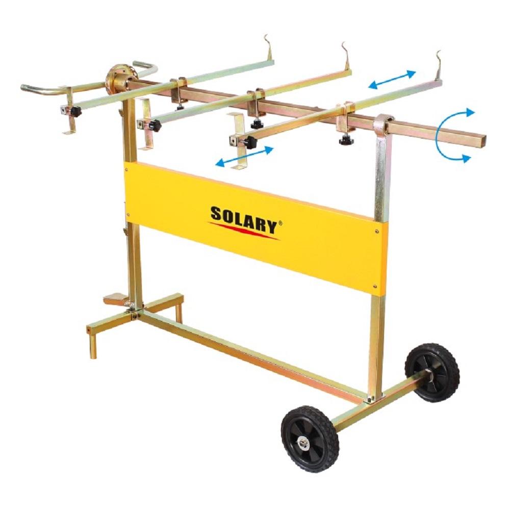 Solary Electricals PS100 Spray Painting Stand parts cart features coll