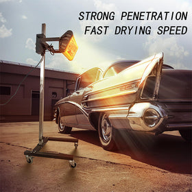 Solary Electricals Single-Head Short Wave Infrared Lamp for Painting - Model B1E infrared paint curing lamp - Auto Body Collision Repair Welding Products