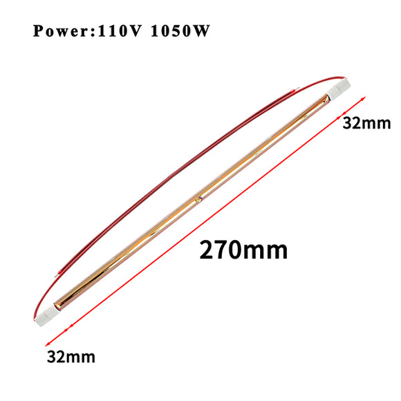 Solary Electricals IR Series Emitter Tube Infrared Heater Replacement Bulb Heat Lamp - Auto Body Collision Repair Welding Products