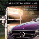 Solary Infrared Paint Curing Lamp, 2100W 110V Short Wave Infrared Paint Dryer with Timer for Car Paint Spray Booth, Red - Auto Body Collision Repair Welding Products