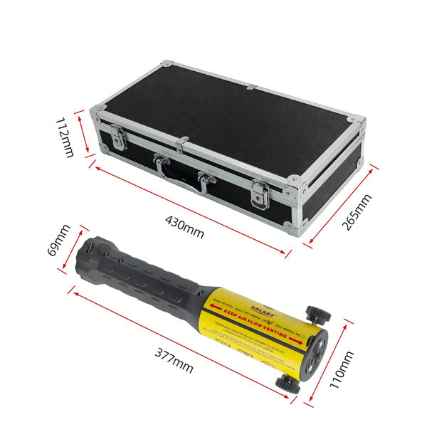 Solary Magnetic Induction Heater Blackbox for Storage of H7E Induction Heaters and 8 Coils - Auto Body Collision Repair Welding Products