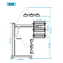 Solary Electricals Infrared Paint Curing Lamp - 3-Head Short Wave Infrared Lamps  for Drying Paint - Auto Body Collision Repair Welding Products