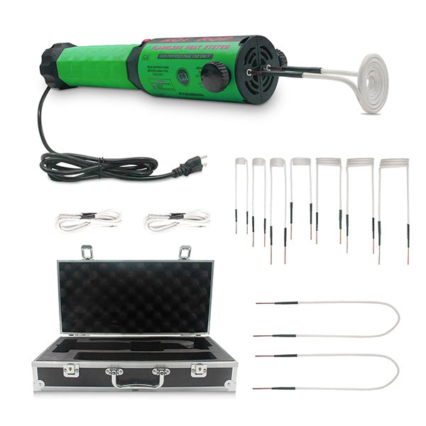Solary Automotive Flameless Heat Tool, 1000W Magnetic Induction Heater Kit  with 4 Coils for Rusty Screw Removing