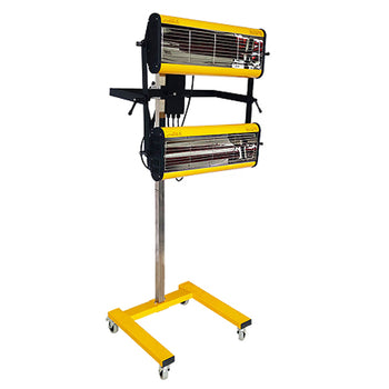 Solary Infrared Paint Curing Lamp, 2-Head Short Wave Infrared Lamp for Painting,Model B2EA - Auto Body Collision Repair Welding Products