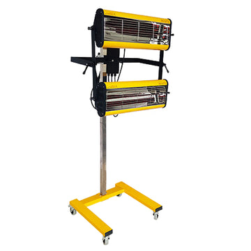 Solary Infrared Paint Curing Lamp, 2-Head Short Wave Infrared Lamp for Painting,Model B2EA - Auto Body Collision Repair Welding Products