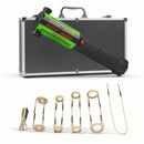 Solary Induction Heater Kit – 1100W Rusty Bolt Remover with Coils & Black Aluminum Case-10 Coils - Auto Body Collision Repair Welding Products
