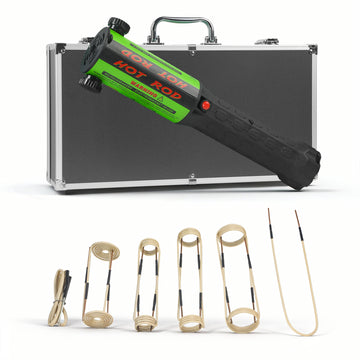 Solary Induction Heater Kit – 1100W Rusty Bolt Remover with Coils & Black Aluminum Case-10 Coils - Auto Body Collision Repair Welding Products