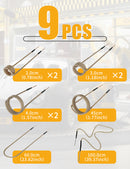 Solary 9pcs Multi-turn Induction Coils - for Magnetic Induction Heater - Auto Body Collision Repair Welding Products