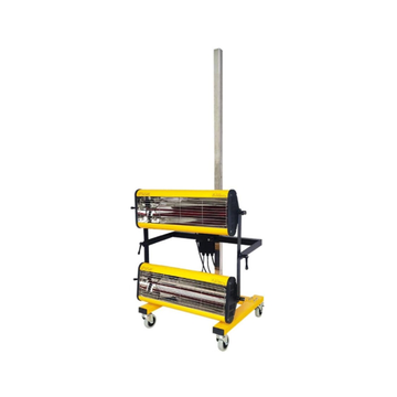 Solary Infrared Paint Curing Lamp, 2100W 110V Short Wave Infrared Paint Baking Lamp, Car Bodywork Paint Repair Tool with Bracket