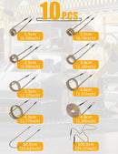 Solary Induction Coil Heater Kit, 10Pcs Open-end Induction Coil for Induction Heating Machine. - Auto Body Collision Repair Welding Products