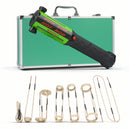 Solary Green Induction Heater Kit – 1100W Rusty Bolt Remover with Coils & Green Aluminum Case-12 Coils - Auto Body Collision Repair Welding Products