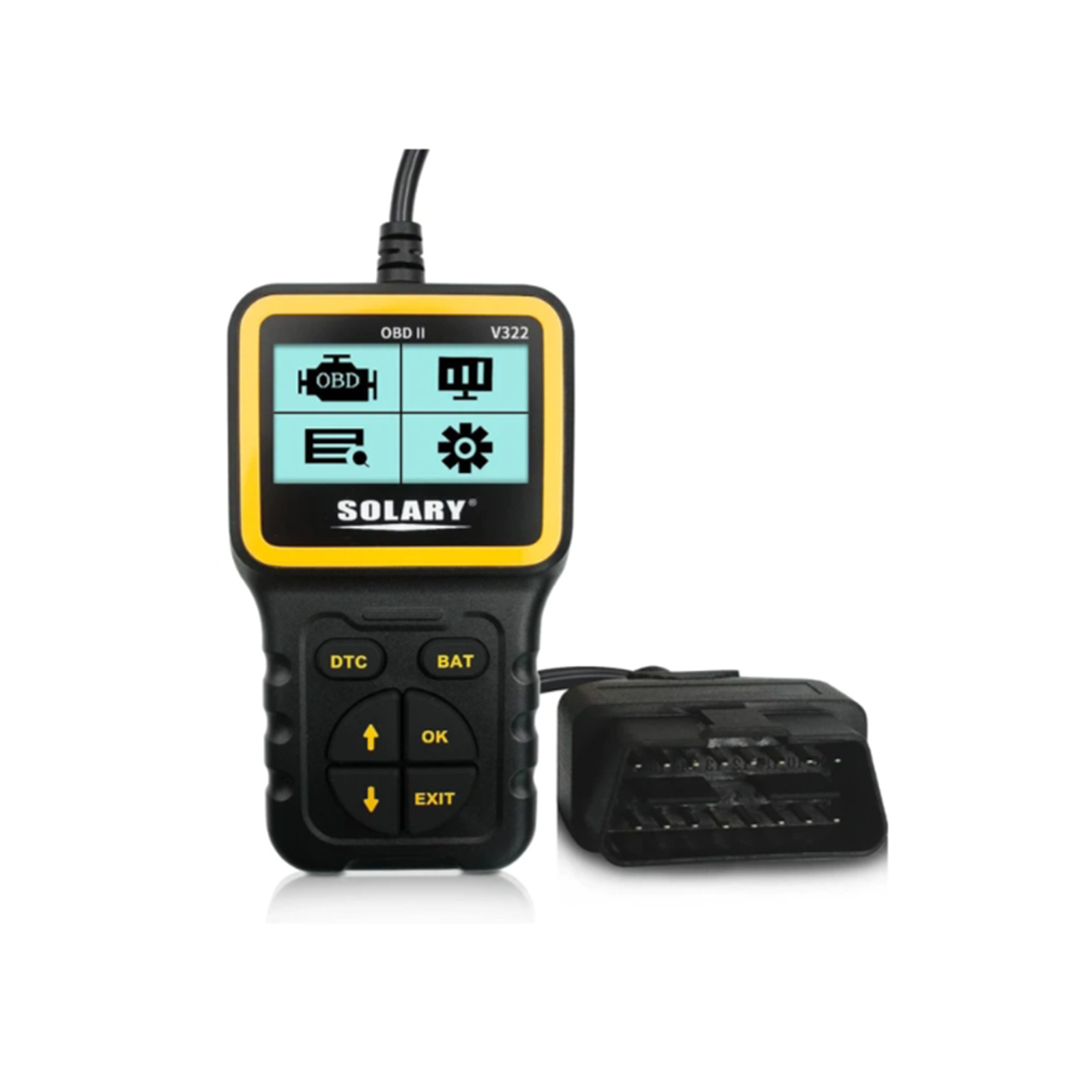 Solary OBD2 Scanner V322 Professional OBD II Scanner Car Engine Fault Code Reader