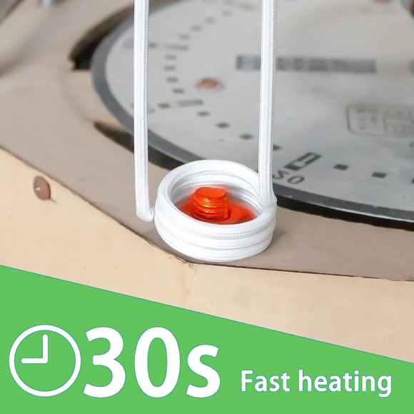 Solary Induction Heater Tool - 1200W 110V Hand Held Magnetic Induction Heater Tool with 12 Coils for Rusty Screw Removing(Green) - Auto Body Collision Repair Welding Products