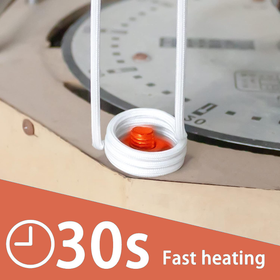 Solary Induction Heater Kit - Hand Held Magnetic Induction Heater Tool with 12 Coils for Rusty Screw Removing,1200W 110V (Orange) - Auto Body Collision Repair Welding Products