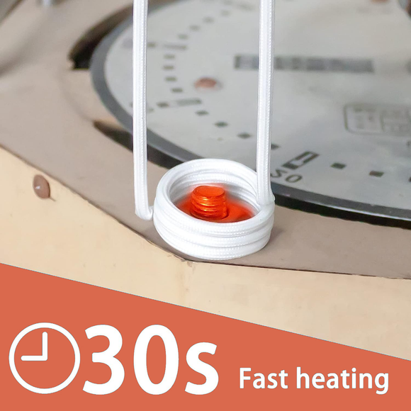 Solary Induction Heater Kit - Hand Held Magnetic Induction Heater Tool with 12 Coils for Rusty Screw Removing,1200W 110V (Orange) - Auto Body Collision Repair Welding Products