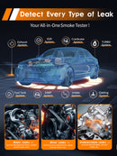 Solary Automotive Smoke Machine Leak Detector - 12V DC EVAP Vacuum Diagnostic Tester for Pipe System-Orange - Auto Body Collision Repair Welding Products