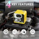 SOLARY SD102 12V Smoke Machine Leak Tester with Built-in Air Pump – EVAP/Vacuum Diagnostic (Smoke Fluid Included) - Auto Body Collision Repair Welding Products