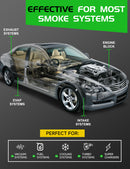 Smoke Liquid Solution for Smoke Machine Automotive Test - 8oz Liquid Smoke for EVAP Smoke Machine Leak Tester - Exhaust, Vacuum, Fuel, Intake - Auto Body Collision Repair Welding Products