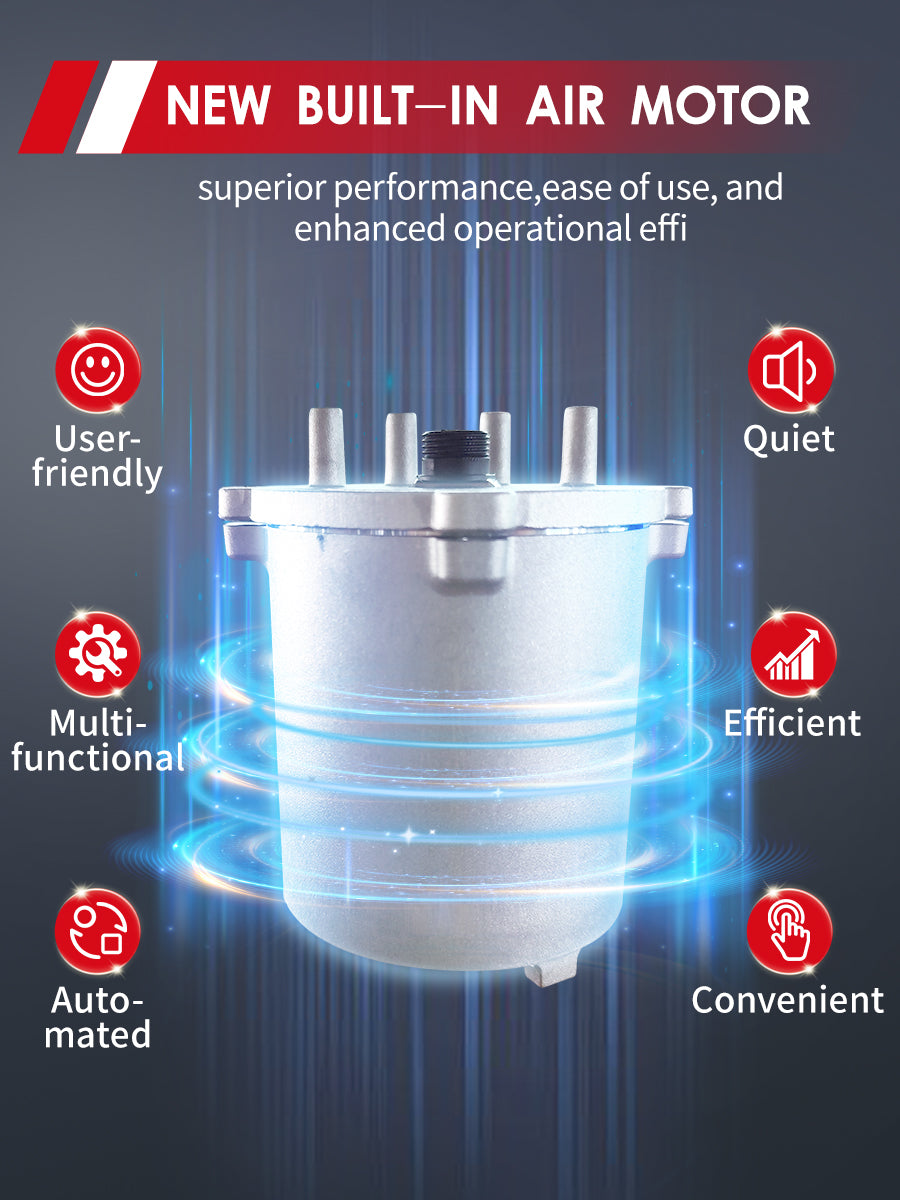 Solary Smoke Leak Detector for Vehicles – Built-in Air Pump, EVAP Ready Red