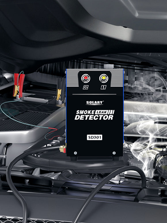 Solary Automotive Smoke Machine Leak Detector - 12V DC EVAP Vacuum Diagnostic Tester for Pipe System-Blue - Auto Body Collision Repair Welding Products