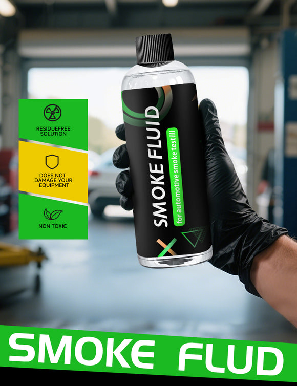 Smoke Liquid Solution for Smoke Machine Automotive Test - 8oz Liquid Smoke for EVAP Smoke Machine Leak Tester - Exhaust, Vacuum, Fuel, Intake - Auto Body Collision Repair Welding Products