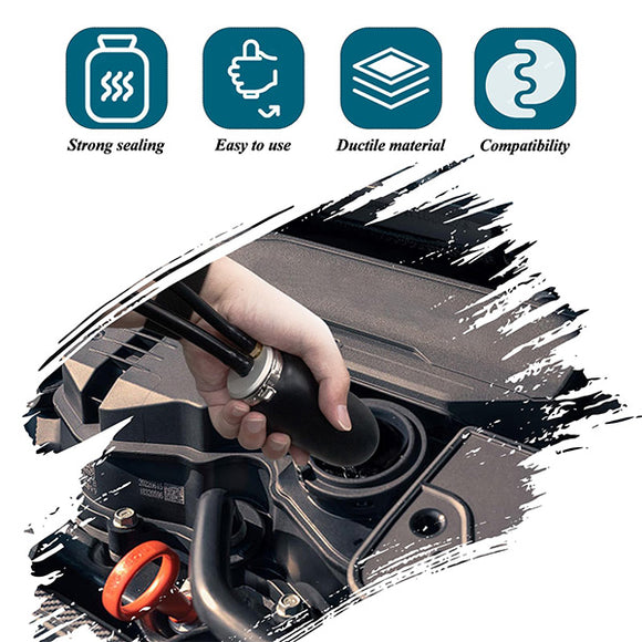 Solary Universal Easy Intake Adapter - Automotive Smoke Machine Intake Bladder/Inflatable Block Off Bladder for Fuel Leakage Detection/Detect Fuel Leaks with Ease - Auto Body Collision Repair Welding Products