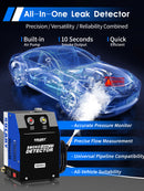 Solary Automotive Smoke Machine Leak Detector - 12V DC EVAP Vacuum Diagnostic Tester for Pipe System-Blue - Auto Body Collision Repair Welding Products