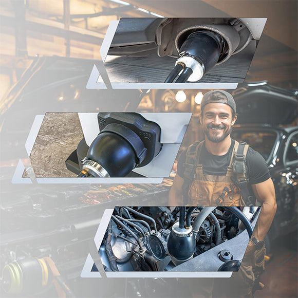 Solary Universal Easy Intake Adapter - Automotive Smoke Machine Intake Bladder/Inflatable Block Off Bladder for Fuel Leakage Detection/Detect Fuel Leaks with Ease - Auto Body Collision Repair Welding Products