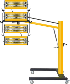 Solary Baking Infrared Paint Curing Lamp - 4KW 220V Short Wave Infrared Heat Lamp for Paint Drying, Auto Film, Body Repair - Auto Body Collision Repair Welding Products
