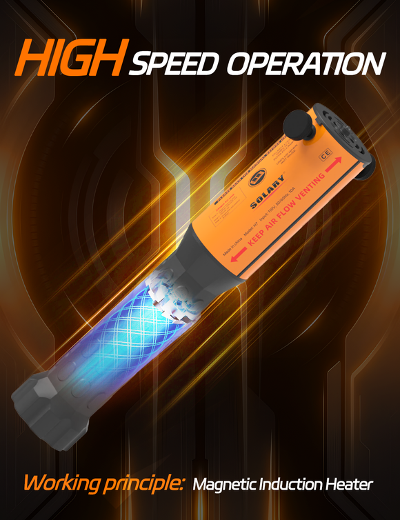 INDUCTION HEAT Tool - 1000W 110V Magnetic Induction Heater with 4 Coils - Auto Body Collision Repair Welding Products