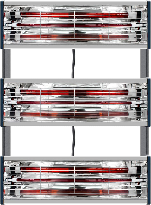 Solary Baking Infrared Paint Curing Lamp - 3000W 110V Short Wave Infrared Paint Dryer Lamp for Car Bodywork Repair - Auto Body Collision Repair Welding Products