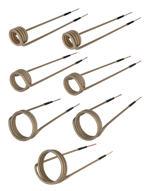 Solary Magnetic Induction Heater Coil, Induction Heat Accessories (7 coils) - Auto Body Collision Repair Welding Products