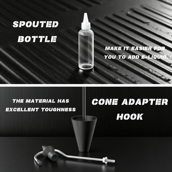 SOLARY Mini Smoke Leak Detector 12V – All-Black EVAP & Vacuum Leak Tester with Built-in Air Pump (No Smoke Oil)