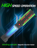 Solary Green Induction Heater Kit – 1100W Rusty Bolt Remover with Coils & Green Aluminum Case - Auto Body Collision Repair Welding Products