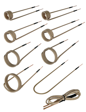 Solary 9pcs Multi-turn Induction Coils - for Magnetic Induction Heater - Auto Body Collision Repair Welding Products
