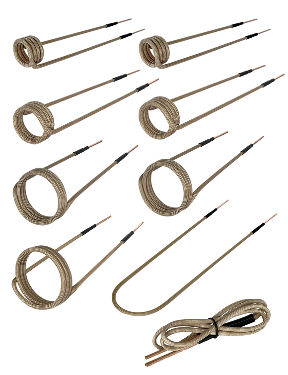 Solary 9pcs Multi-turn Induction Coils - for Magnetic Induction Heater - Auto Body Collision Repair Welding Products
