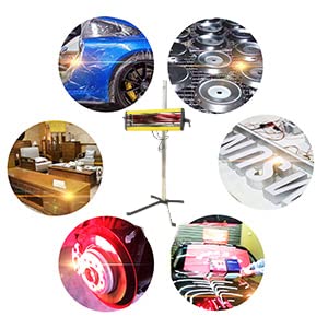 Solary Infrared Paint Curing Lamp, 1050W 110V Short Wave Infrared Paint Baking Lamp with Smart Timer and Stand, Car Bodywork Repair Paint Dryer - Auto Body Collision Repair Welding Products