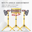 Solary Paint Drying Lamp, 1050W 110V Shortwave Infrared Paint Curing Lamp with Timer for Car Body Repair, Height Adjustable - Auto Body Collision Repair Welding Products