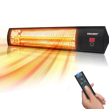 Solary Electric Infrared Outdoor Heaters for Patio, Wall Mounted Heater for Backyard, Garage - Auto Body Collision Repair Welding Products