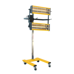 Solary Infrared Paint Baking Lamp, 2100W Short Wave Infrared Paint Heater Lamp, Car Bodywork Repair Paint Dryer, 1-60min Timing (Yellow) - Auto Body Collision Repair Welding Products