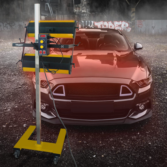 Solary Infrared Paint Baking Lamp, 2100W Short Wave Infrared Paint Heater Lamp, Car Bodywork Repair Paint Dryer, 1-60min Timing (Yellow) - Auto Body Collision Repair Welding Products